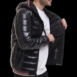 Calvin Klein Super Shine Black Puffer Jacket